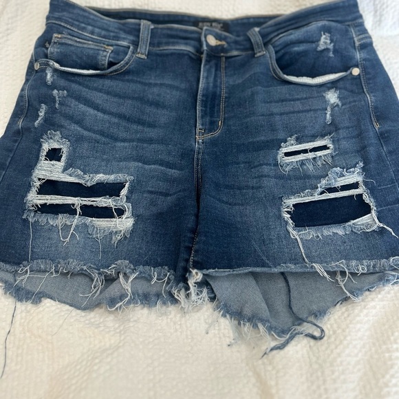 Judy Blue Pants - Judy Blue High-Waisted Blue Jean Shorts